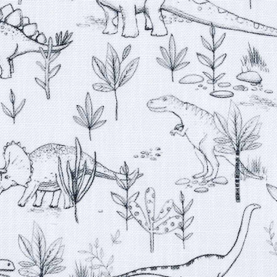 Black and White Dinosaur