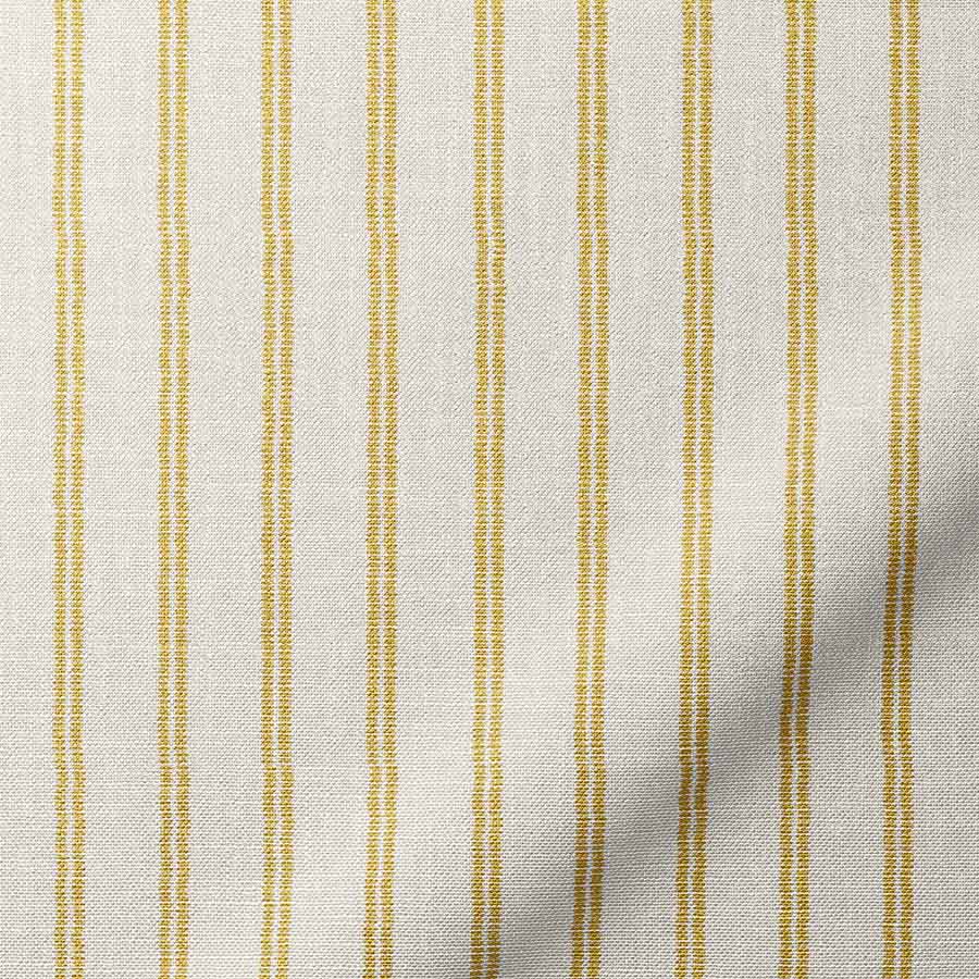 Candy Stripe Ochre Yellow