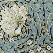 William Morris Total Blackout Roller Shades (No Drill) 1881