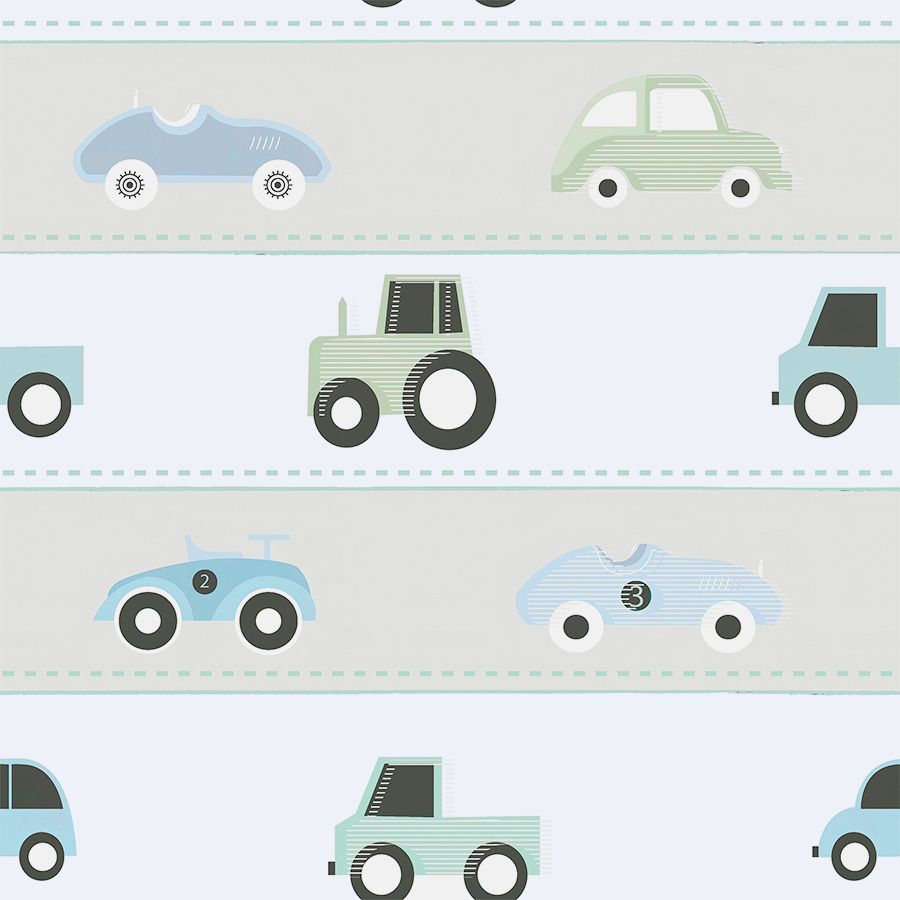 Retro Cars with Cream Roads