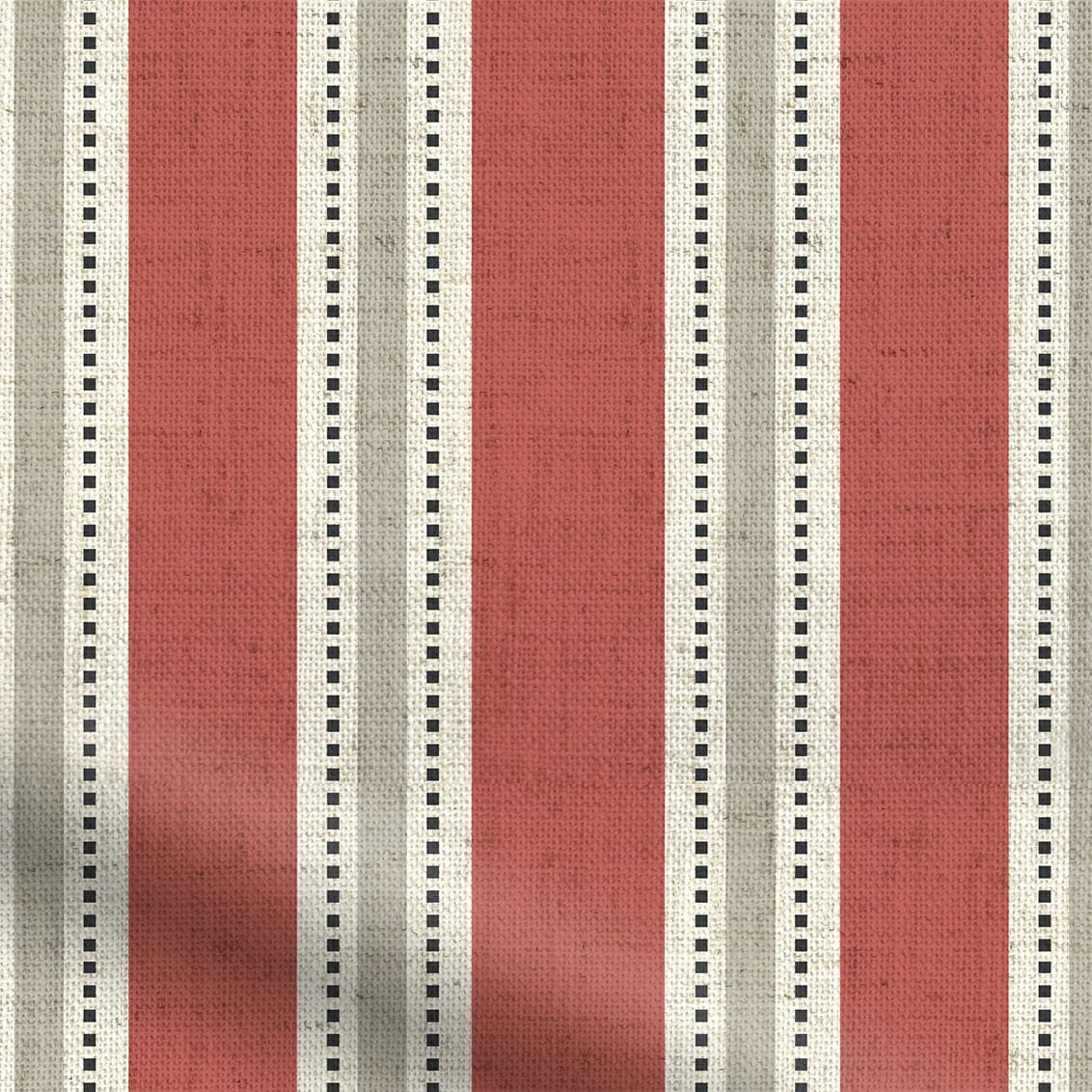 Twill Linen Party Red
