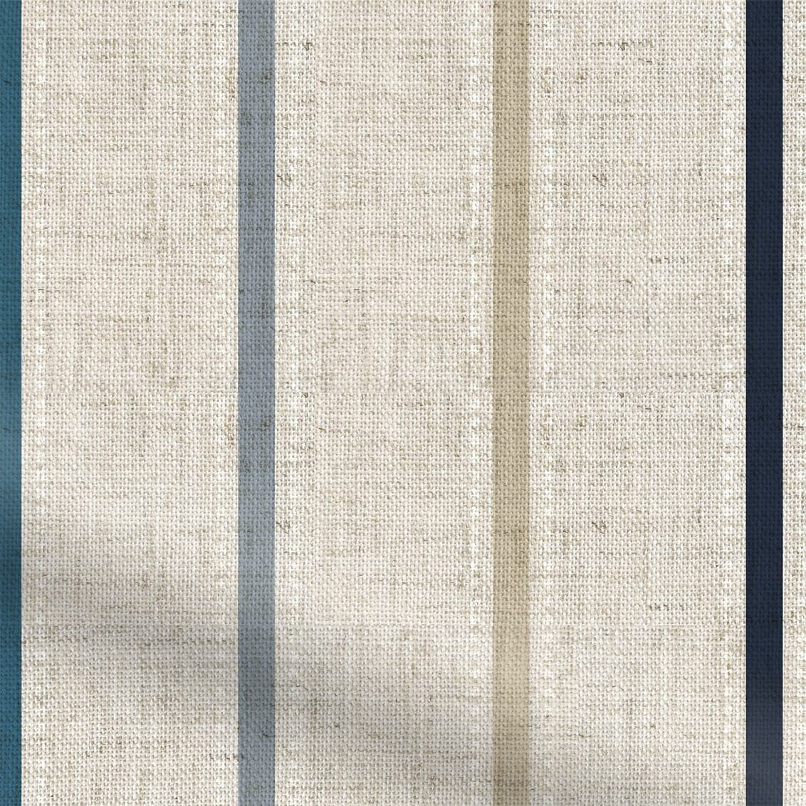 Twill Linen Ribbon Blue