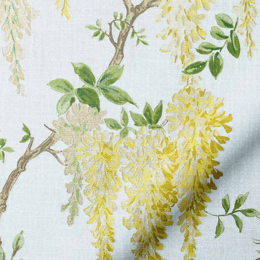 Wisteria Garden Ochre Yellow