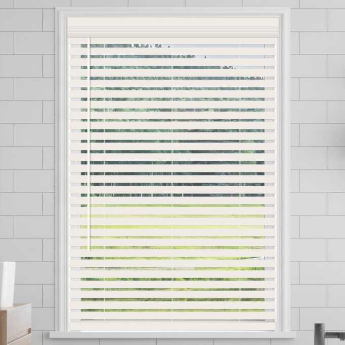 2 1/2" Designer Faux Wood Blinds 9288