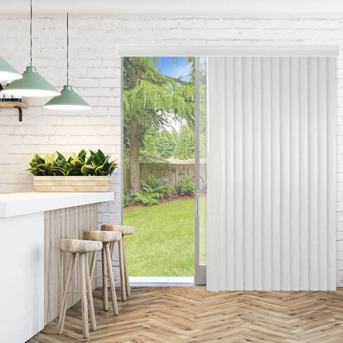3 1/2" Premium Faux Wood Vertical Blinds 7282