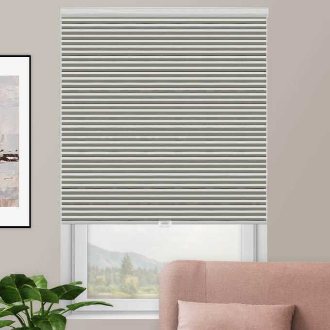 Designer Double Cell Blackout Honeycomb Shades 4367