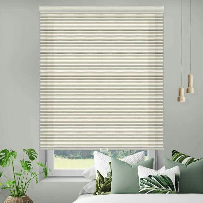 Designer Double Cell Light Filtering Honeycomb Shades
