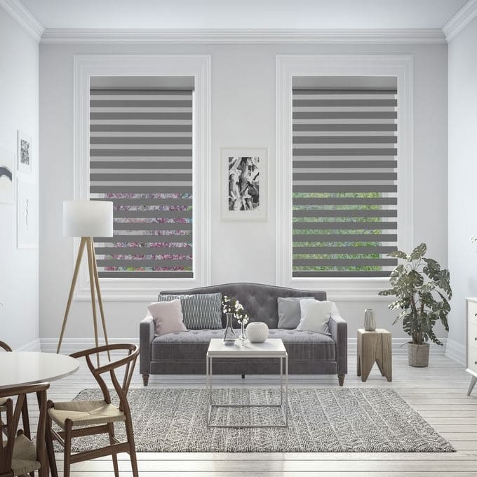 Designer Double Zebra/Roller Shades 10178