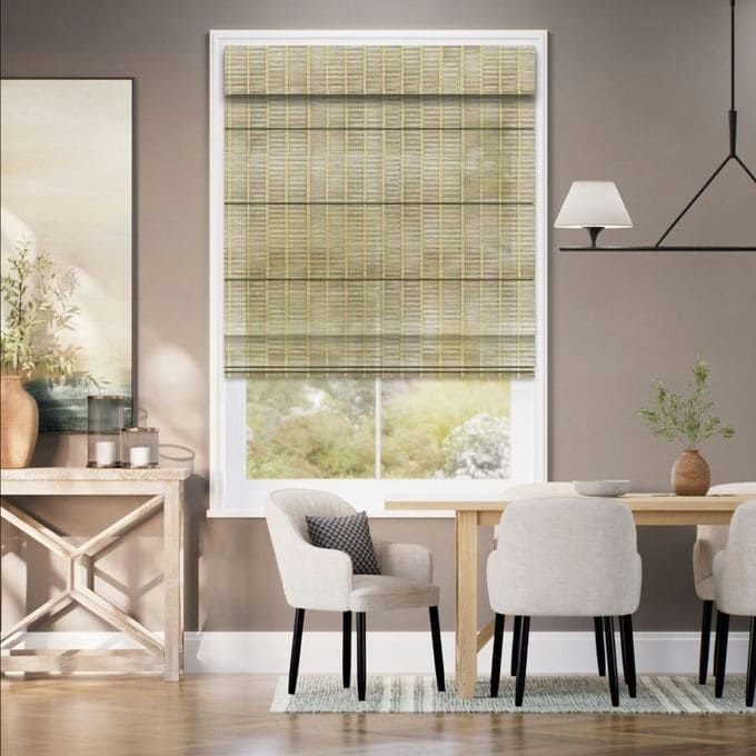 Designer Faux Woven Wood/Bamboo Shades 10714