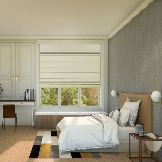 Designer Luxe Blackout Roman Shades 10741