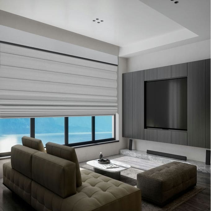 Designer Luxe Blackout Roman Shades 10743