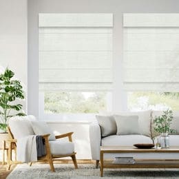 Designer Luxe Light Filtering Roman Shades