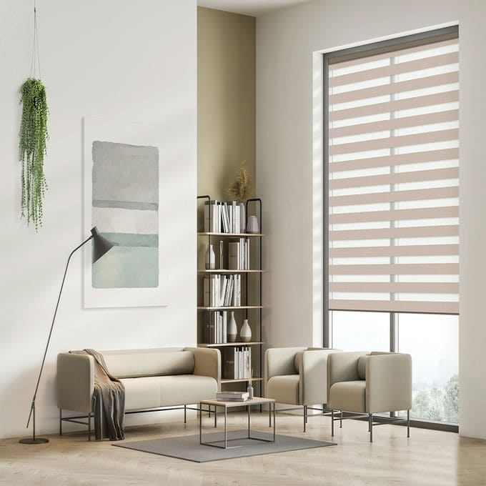 Designer Luxe Light Filtering Zebra Blinds 10192