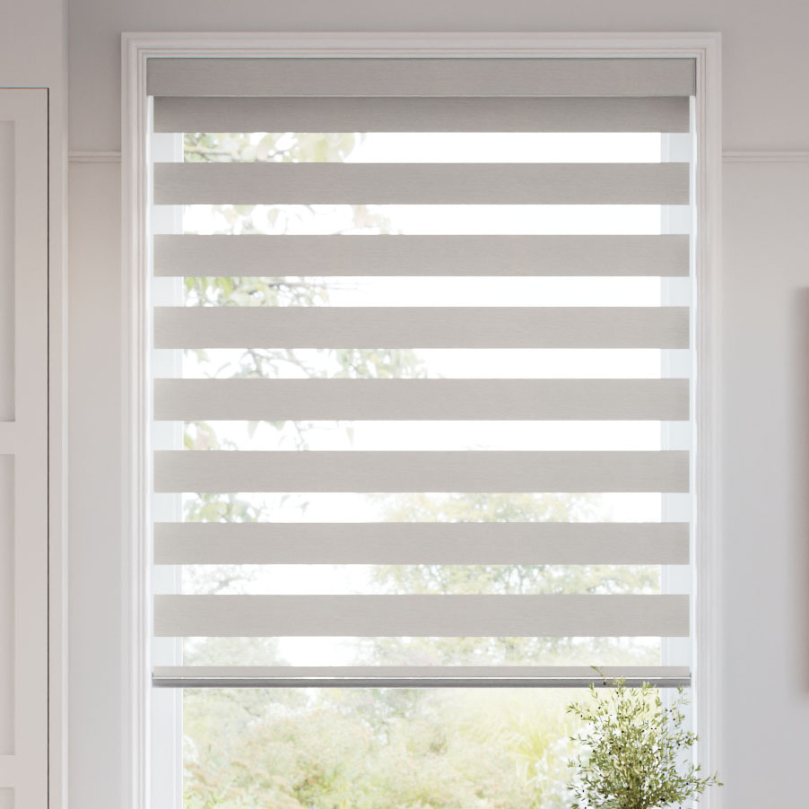 Designer Luxe Light Filtering Zebra Blinds