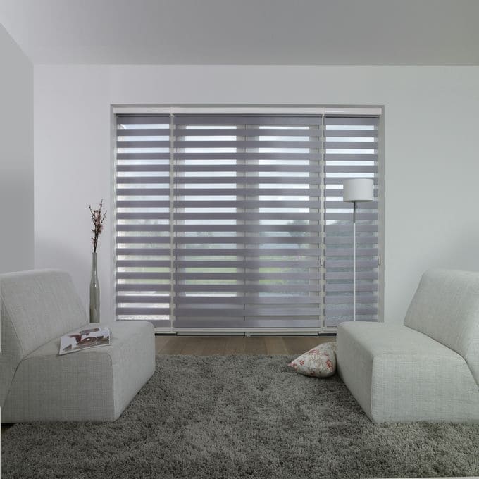 Designer Luxe Room Darkening Zebra Blinds 10183