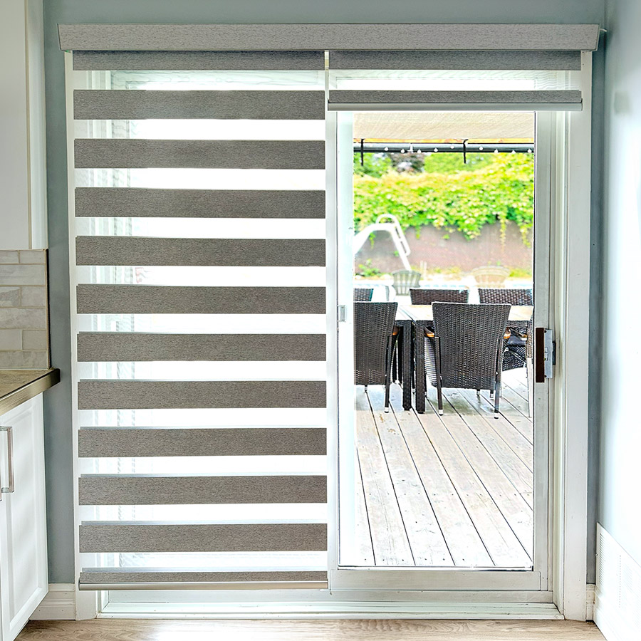 Designer Luxe Room Darkening Zebra Blinds 10252