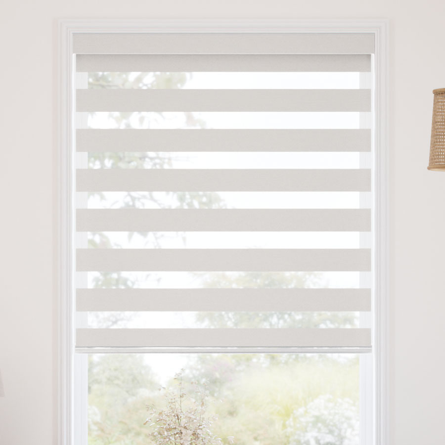 Designer Luxe Room Darkening Zebra Blinds