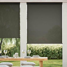 Designer Outdoor Solar Roller Shades