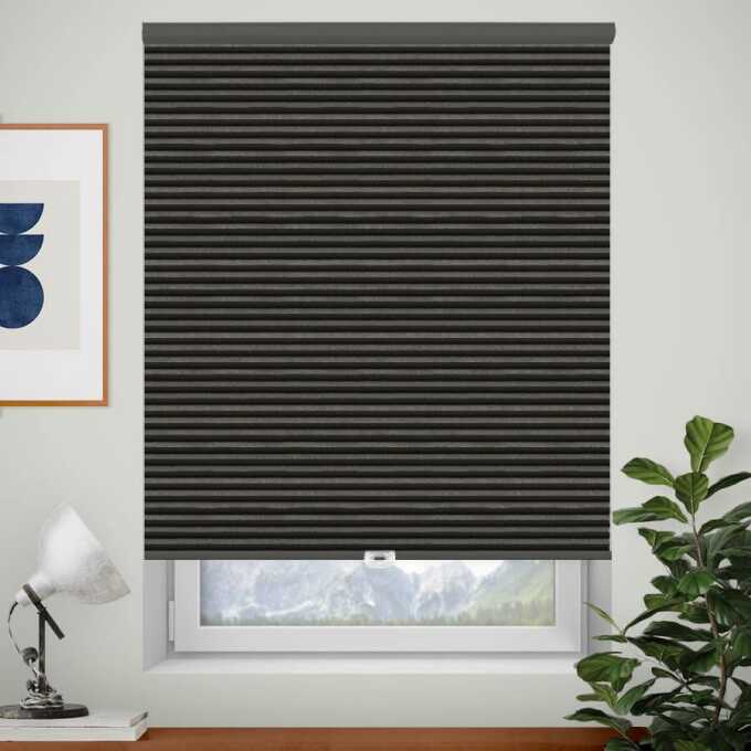 Designer Single Cell Blackout Honeycomb Shades