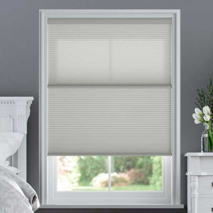 Designer Single Cell Day/Night Honeycomb Shades 9329