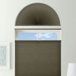 Double Cell Light Filtering Arch Window Shades