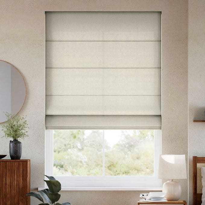 Linen Roman Shades