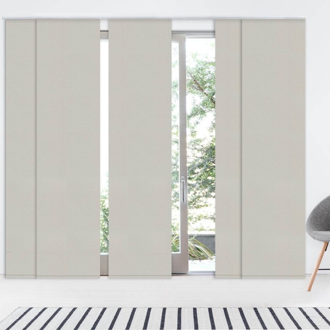 Premium Blackout Fabric Panel Track Blinds 8335