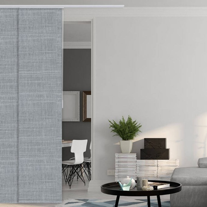 Premium Blackout Fabric Panel Track Blinds 8337