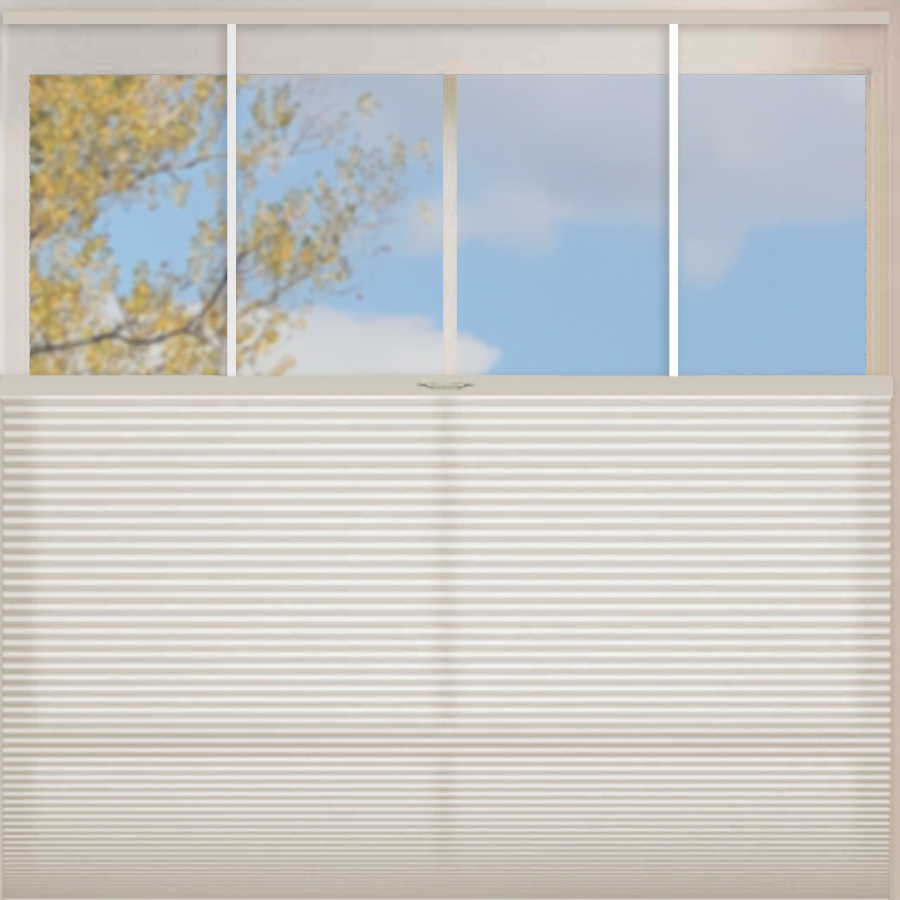 Premium Top-Down Bottom-Up Light Filtering Honeycomb Shades 9824