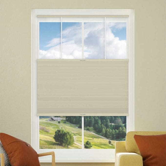 Select Top-Down Bottom-Up Blackout Honeycomb Shades 9801