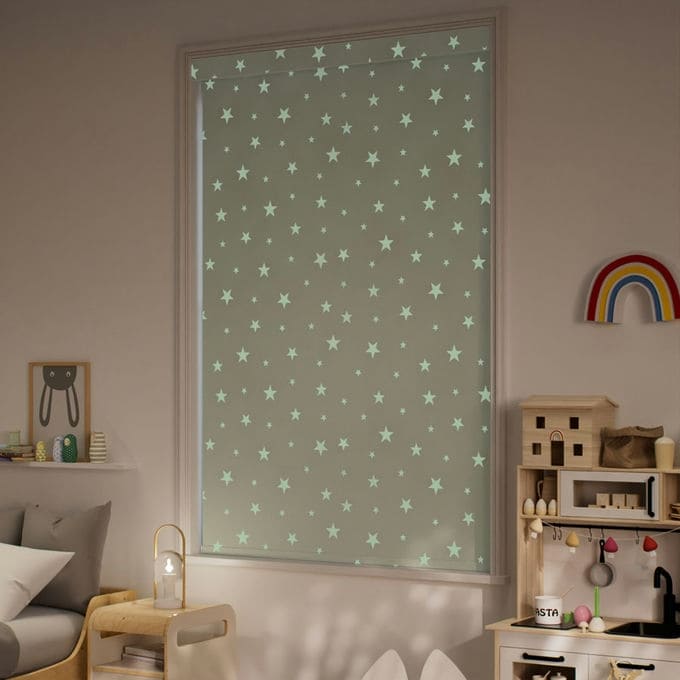 Stargazer Glow-in-the-Dark Kids’ Roller Shades 11049