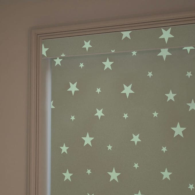 Stargazer Glow-in-the-Dark Kids’ Roller Shades 11050