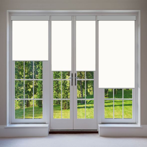 Value Vinyl Blackout Roller Shades 5877