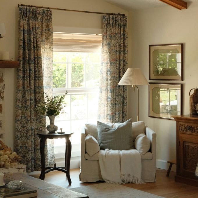 William Morris Drapes/Curtains 10873