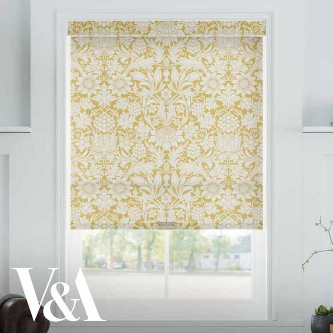 William Morris Light Filtering Roller Shades