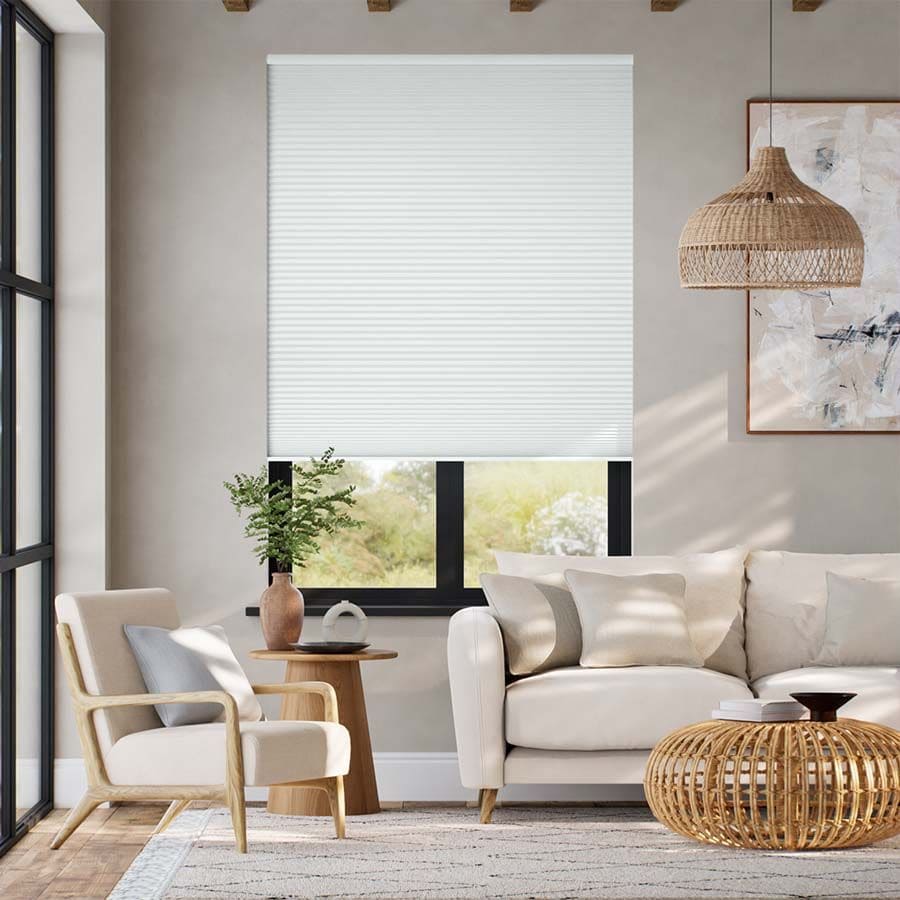 1/2" Double Cell Value Plus Blackout Honeycomb Shades 1114