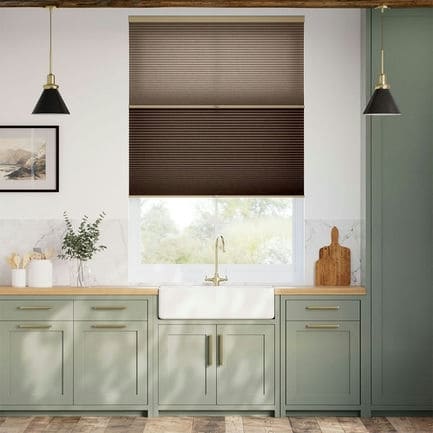1/2" Single Cell Day/Night Honeycomb Shades