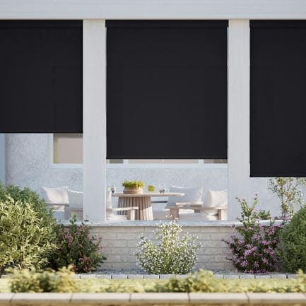 1% SheerWeave Value Outdoor Solar Roller Shades 1095