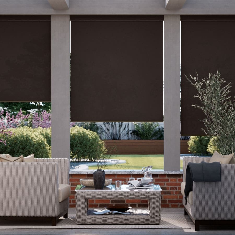 1% SheerWeave Value Outdoor Solar Roller Shades 1095