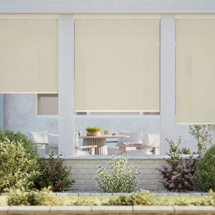 1% SheerWeave Value Outdoor Solar Roller Shades 1095