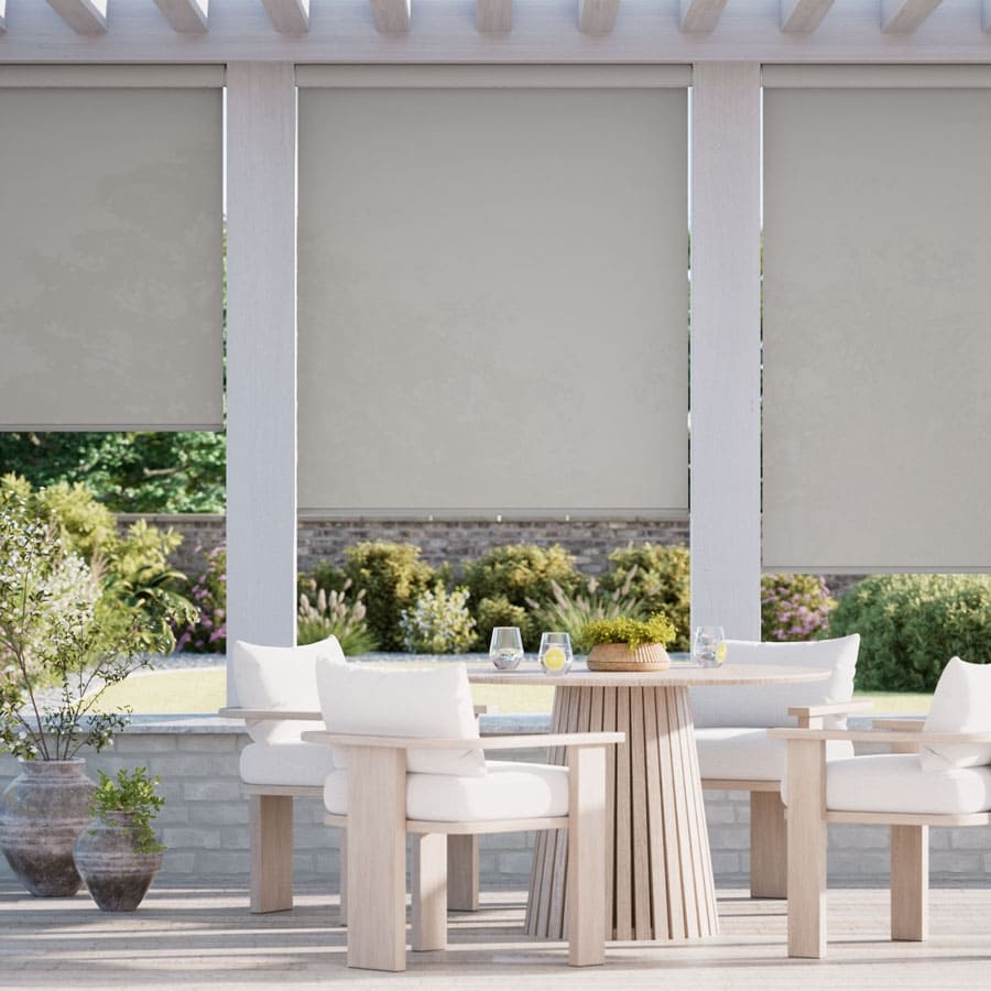 1% SheerWeave Value Outdoor Solar Roller Shades 1095