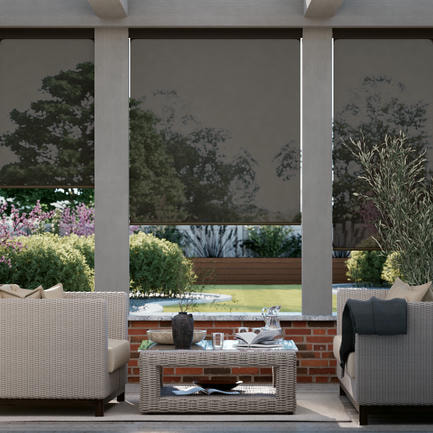 10% SheerWeave Value Outdoor Solar Roller Shades