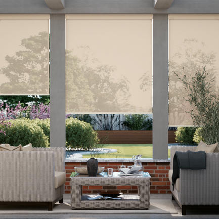 10% SheerWeave Value Outdoor Solar Roller Shades