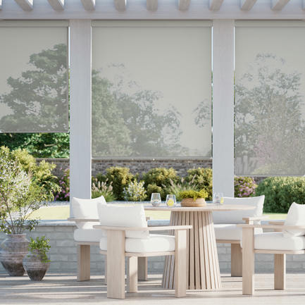 10% SheerWeave Value Outdoor Solar Roller Shades
