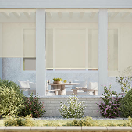 10% SheerWeave Value Outdoor Solar Roller Shades