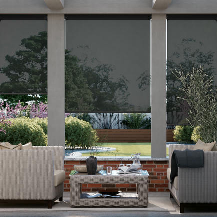 10% SheerWeave Value Outdoor Solar Roller Shades