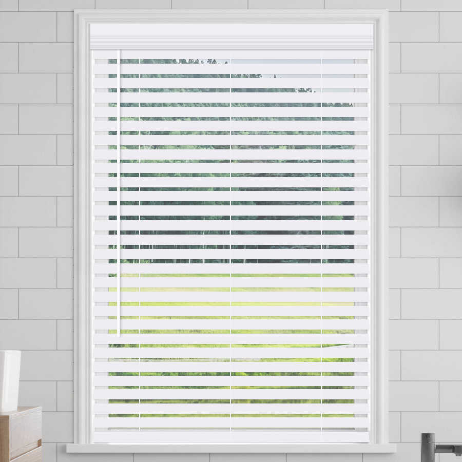 2 1/2" Designer Faux Wood Blinds 1507