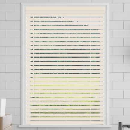 2 1/2" Designer Faux Wood Blinds