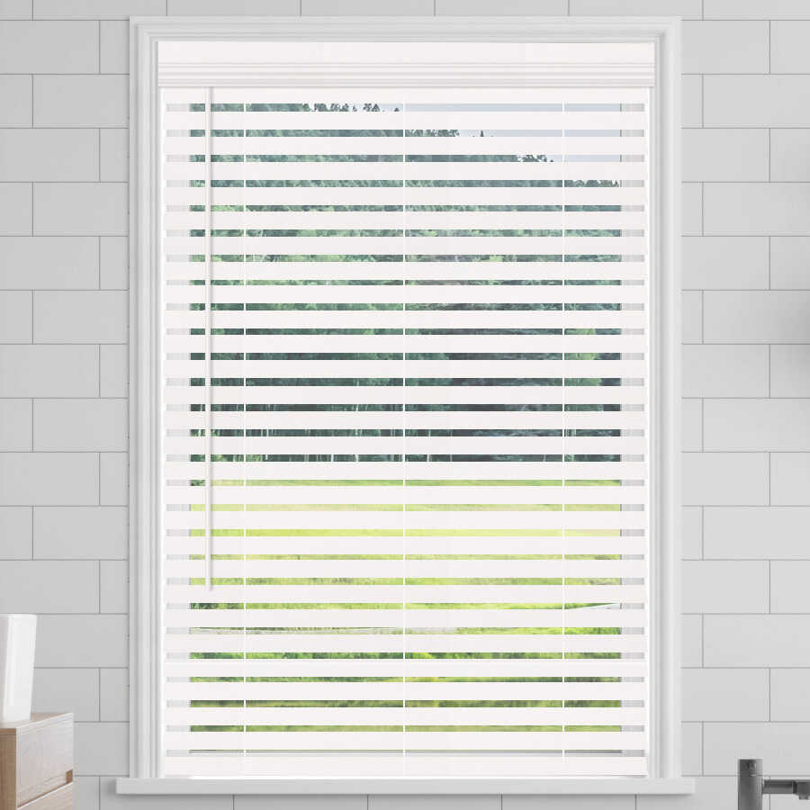 2 1/2" Designer Faux Wood Blinds 1507