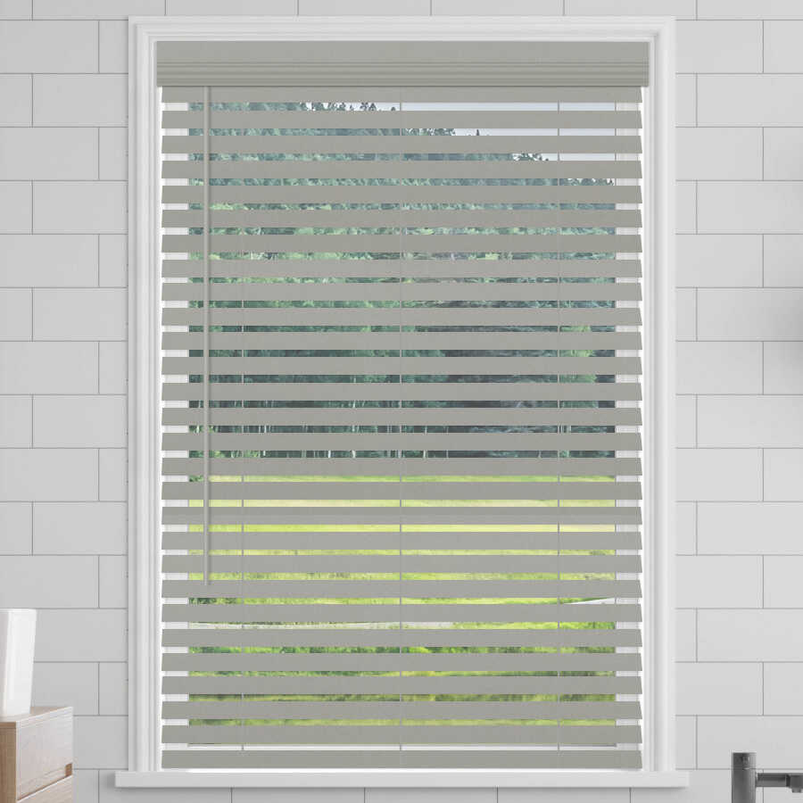 2 1/2" Designer Faux Wood Blinds 1507